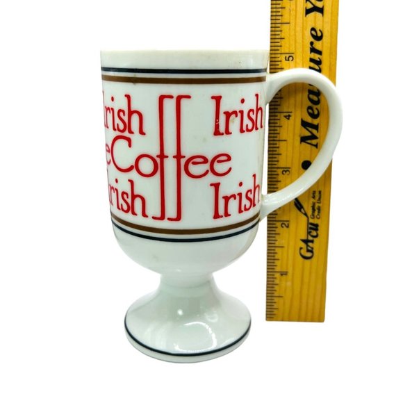 Set of 3 Footed Ceramic "Irish Coffee" Mugs by Graphic Gourmet - Picture 13 of 13
